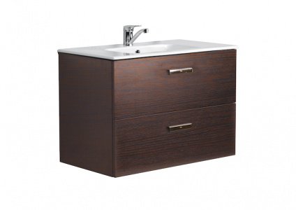 тумба VICTORIA NORD 80 подвесная с двумя ящиками  / 78,5х56,5х45 /  ( венге ) 