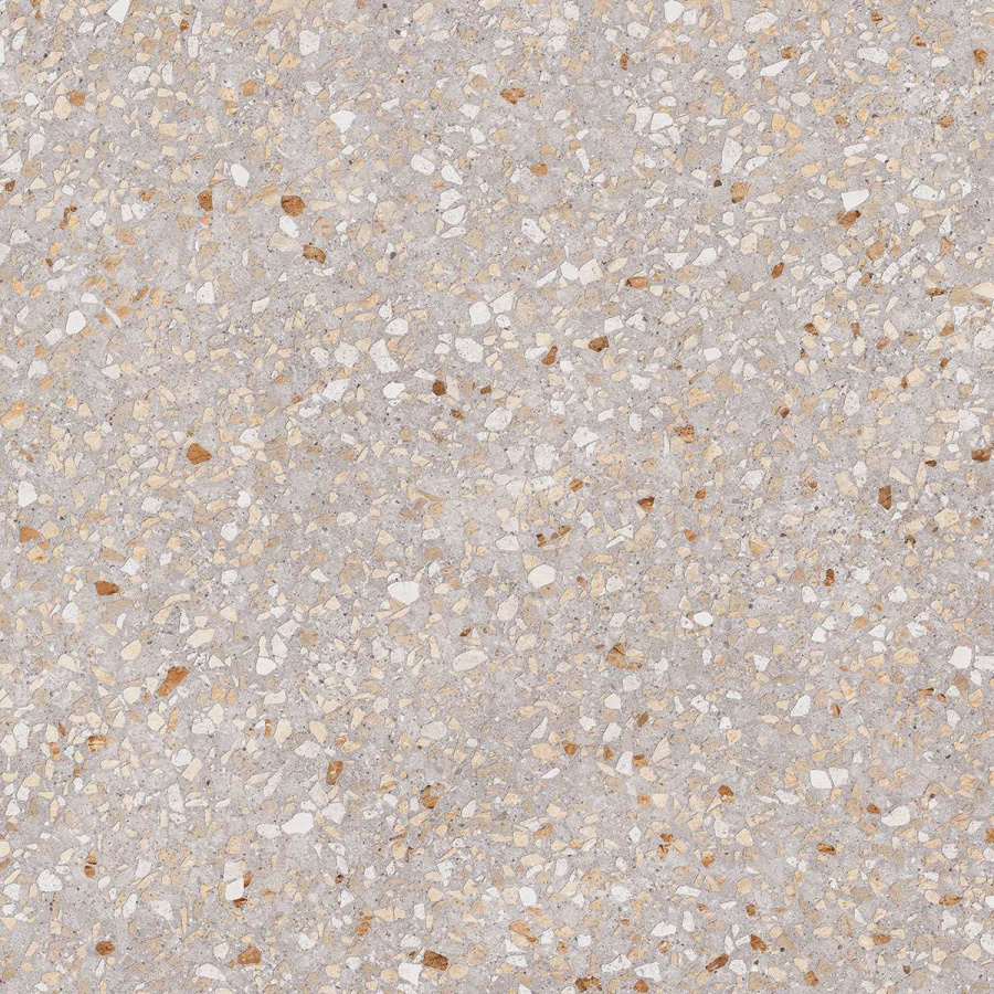 Терраццо бежевый обрезной 60х60 