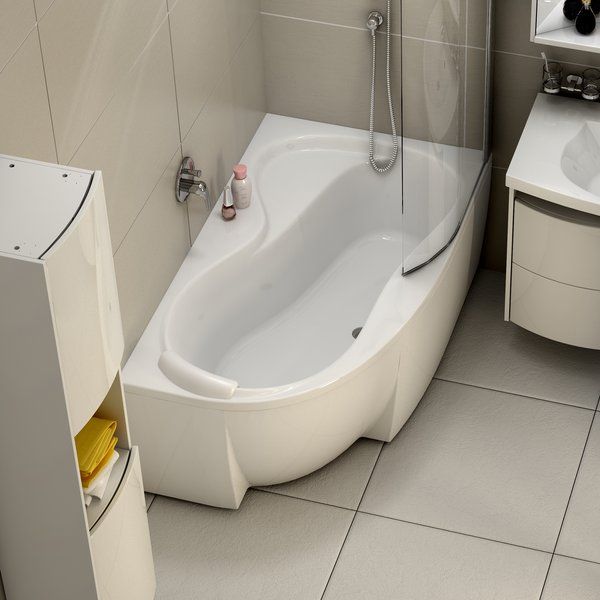 Ванна акриловая Ravak ROSA 150x95 правая белая