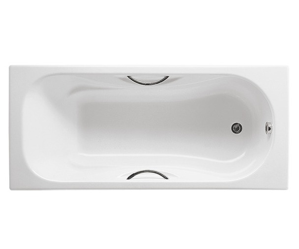 ванна MALIBU с отверстиями под ручки  / 150х75 /   ( бел )  