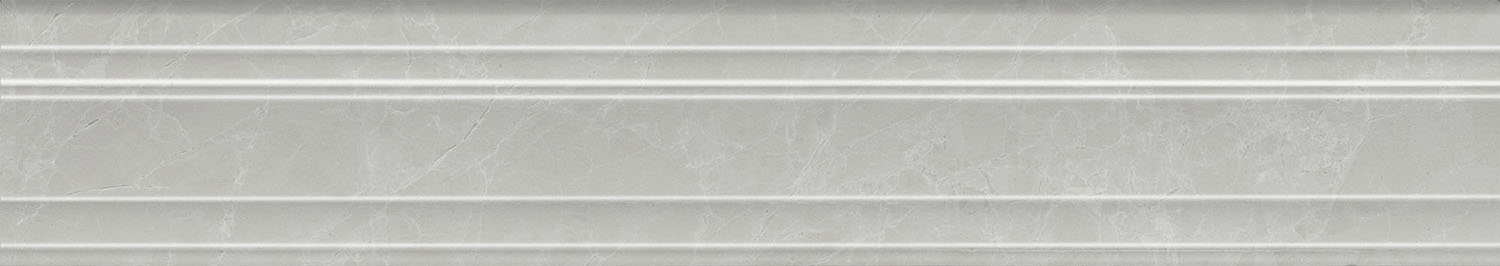 Бордюр Монте Тиберио серый глянцевый обрезной 40x7,3