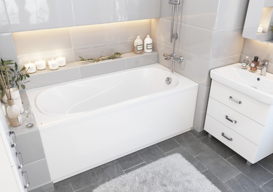 Ванна акриловая Santek КАСАБЛАНКА XL прямоугольная 170x80