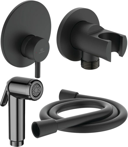 Гигиенический душ Ideal Standard IDEALSPRAY со смесителем, матовый черный