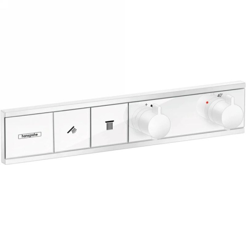 Смеситель для душа Hansgrohe RainSelect с термостатом, белый матовый