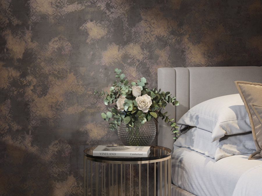 Обои виниловые на флизелиновой основе Ренессанс мотив, коричневый 