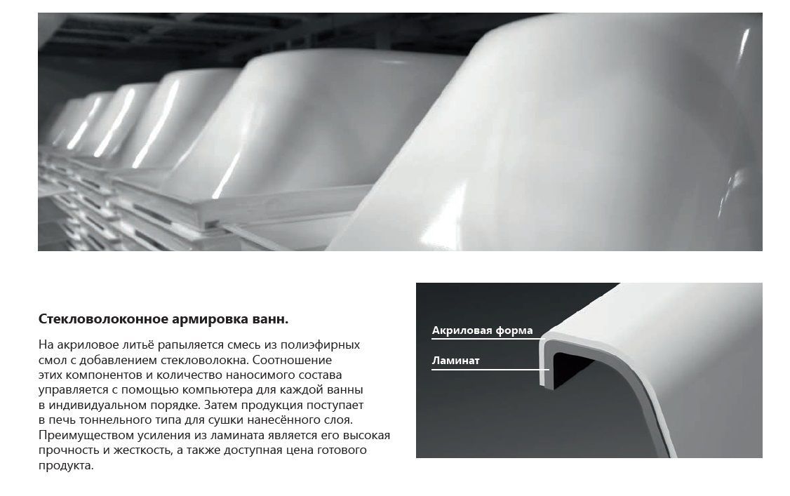 Ванна акриловая Ravak VANDA II 160x70