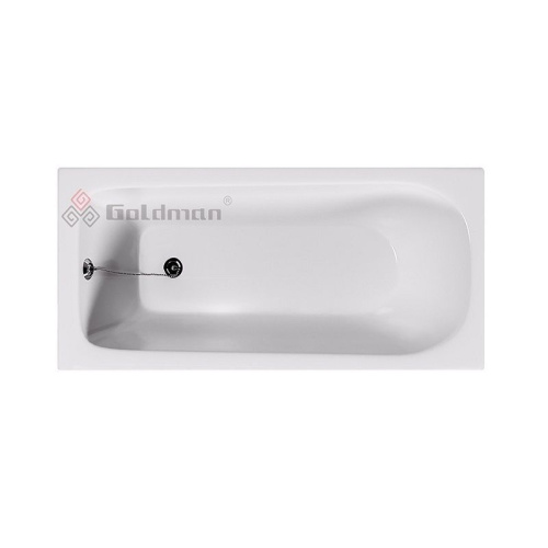 Ванна чугунная  Goldman Classic 160х70х40, с ножками, без ручек