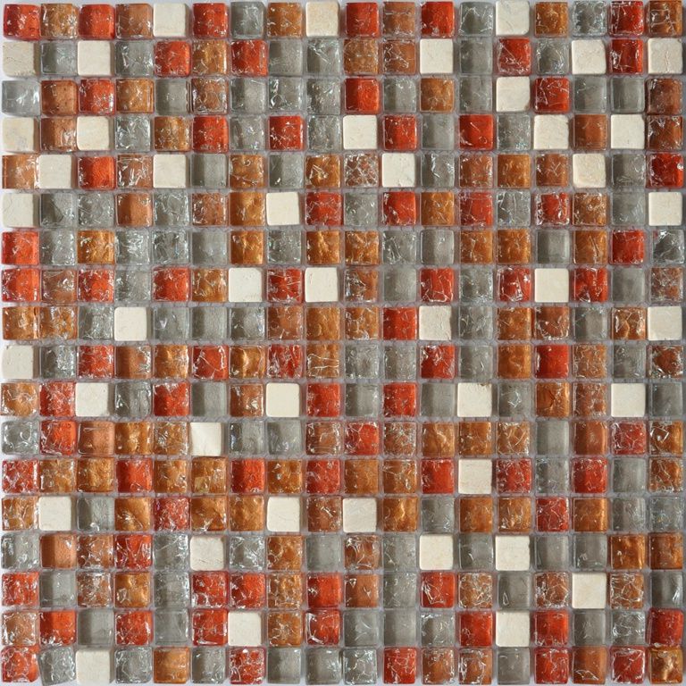Мозаика стеклянная, 15*15*8 (300*300), GS090B 