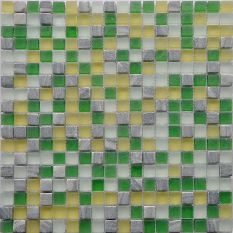 Мозаика стеклянная, 15*15*8 (300*300), GS084 