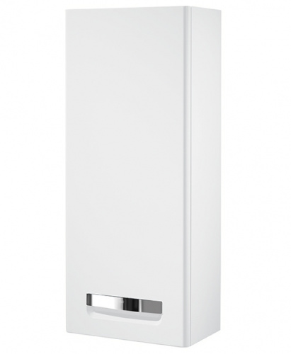 шкаф навесной GAP левый  / 34,4х20х80 /   ( белый глянцевый ) 