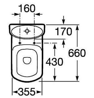 сиденье / крышка DAMA SENSO  ( бел )  