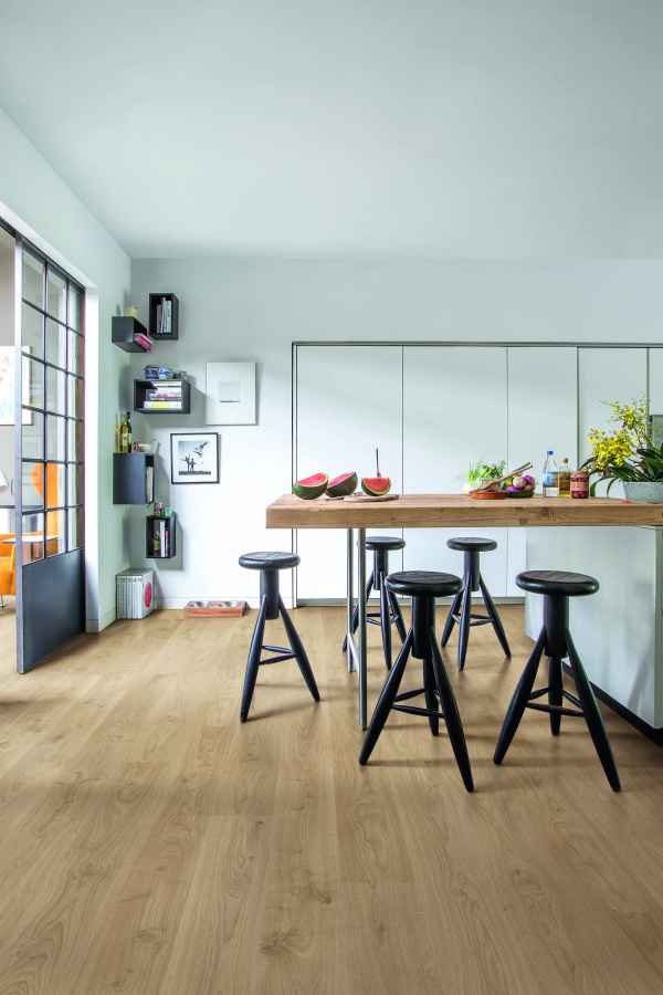 Quick-Step Perspective Доска дуба белого светло-бежевая 