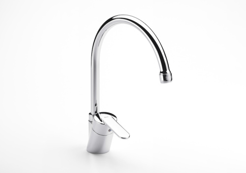 смеситель для мойки VICTORIA с высоким изливом  ( хром ) 