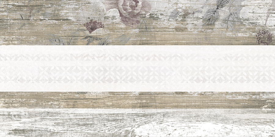 Next Плитка настенная серый узор 25х50 