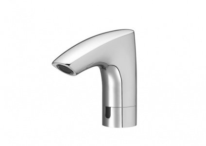  смеситель M3-E электронный д /  умывальника, питание от батареек,подвод одной воды  ( хром ) 