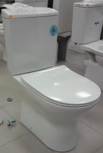 унитаз напольный LEON  / 36х66,5 /  ( белый ) 