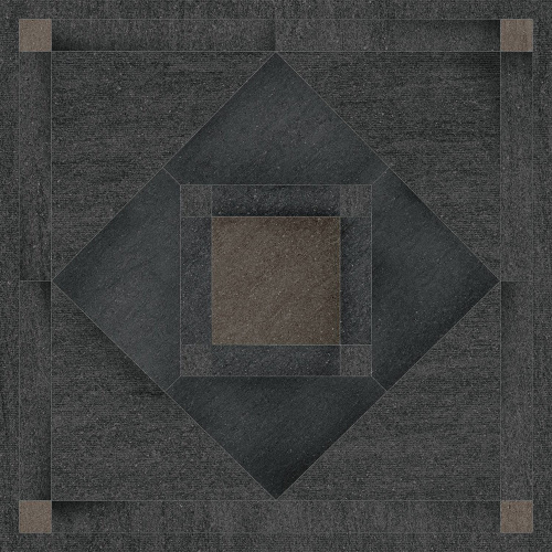 Декор Базальто 1 обрезной 80х80