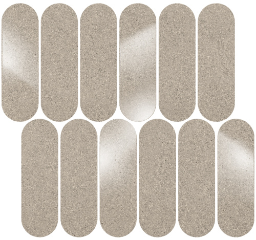 Декор Джиминьяно наборный бежевый матовый 30х32