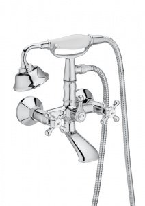 смеситель для ванны CARMEN с ручным душем  ( хром ) 
