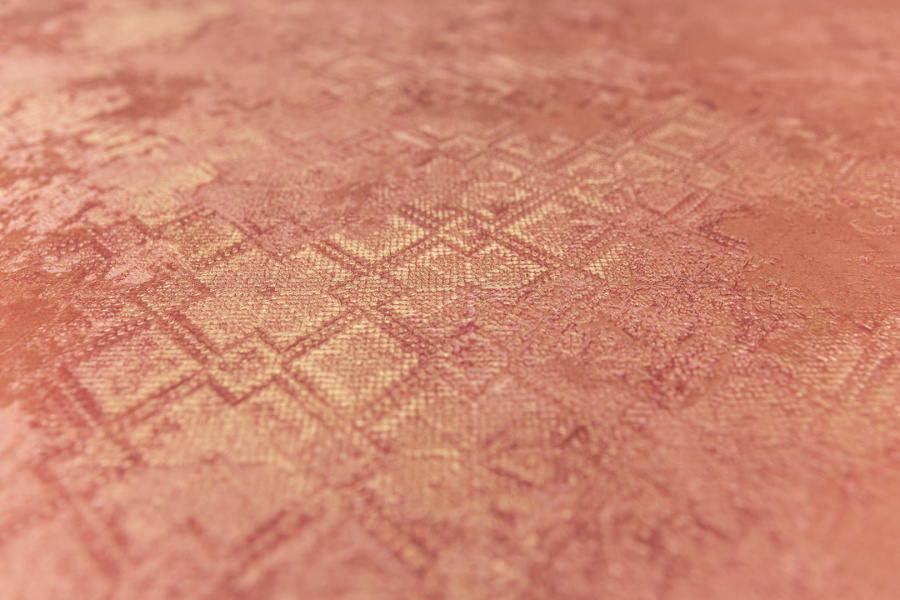 Обои виниловые на флизелиновой основе Ренессанс мотив, красный 