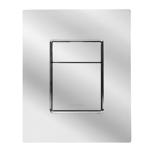 Кнопка смыва для пневматической инсталляции Azario 156х197х12 AZ-ABS-901-CH хром