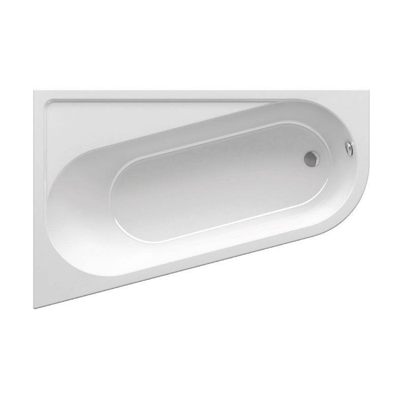 Ванна акриловая Ravak CHROME 160х105 L, белая