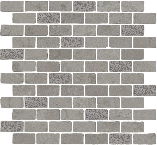 Декор Про Лаймстоун Антика 2 мозаичный серый матовый 32х30