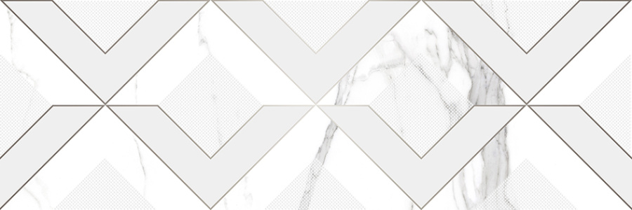 Viva Декор белый 20х60 