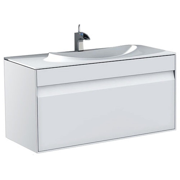 тумба LAKS 100 подвесная  / 99 . 6х44,8х /   ( белый )  