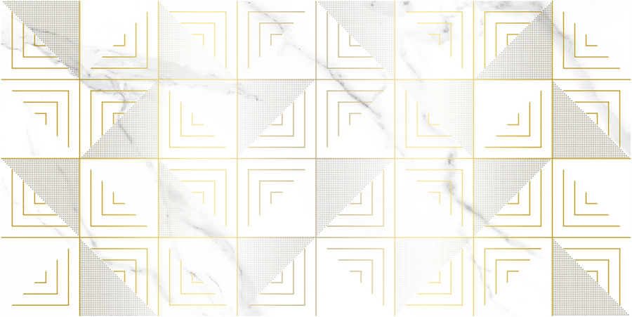 Blondi Декор белый 25х50 