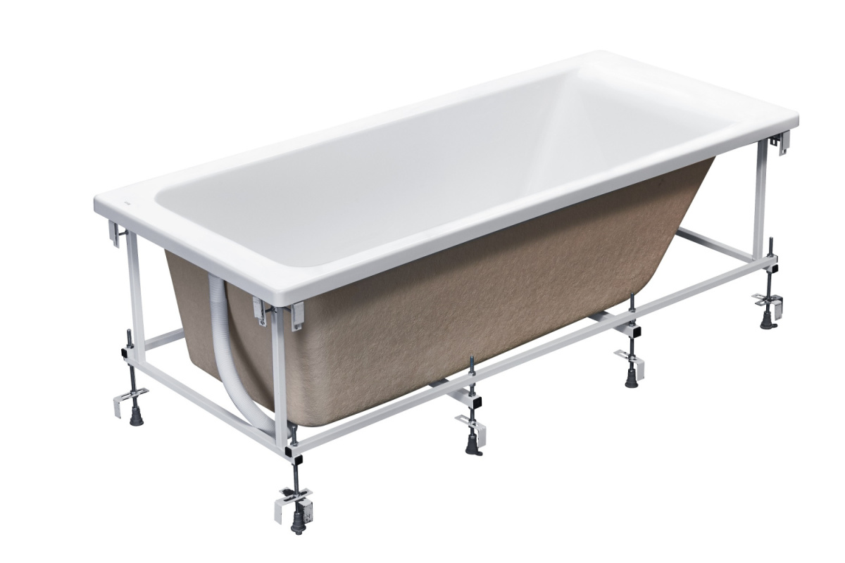 Ванна акриловая Roca Easy прямоугольная 170x70x45