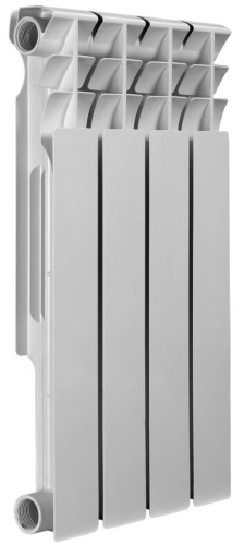 Радиатор биметаллический AZARIO BM500/80 4 секции, белый