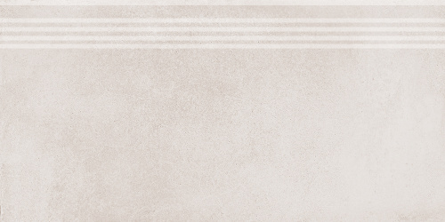 Ступень Мирабо серый светлый обрезной 30х60