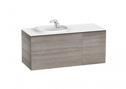 тумбы под раковину BEYOND 2 ящика, 1 дверца  / 120х50,5х52,5 /  ( городской дуб ) 