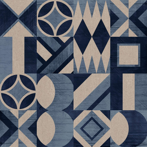 Декор Базальто 2 обрезной 80х80