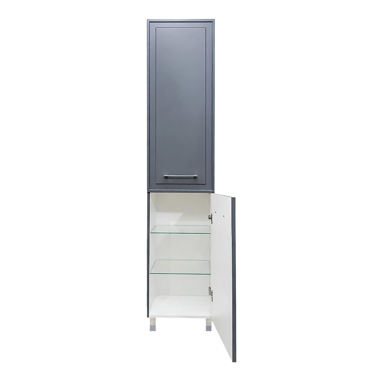 Шкаф-пенал Azario Беллони 40 напольный графит