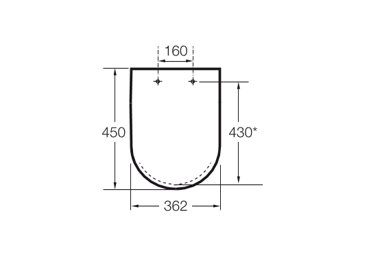 крышка / сиденье MERIDIAN микр-т  ( бел )  