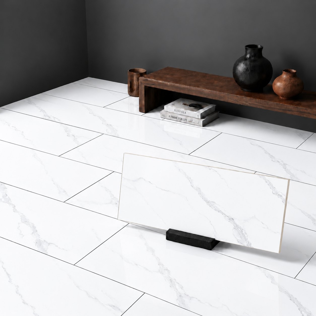 Кристиан серый Керамогранит 60x120 полированный