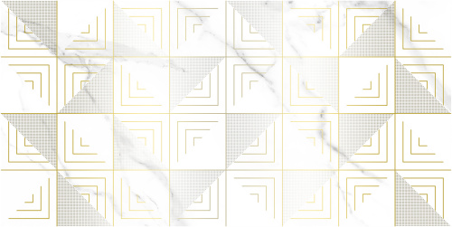 Blondi Декор белый 25х50