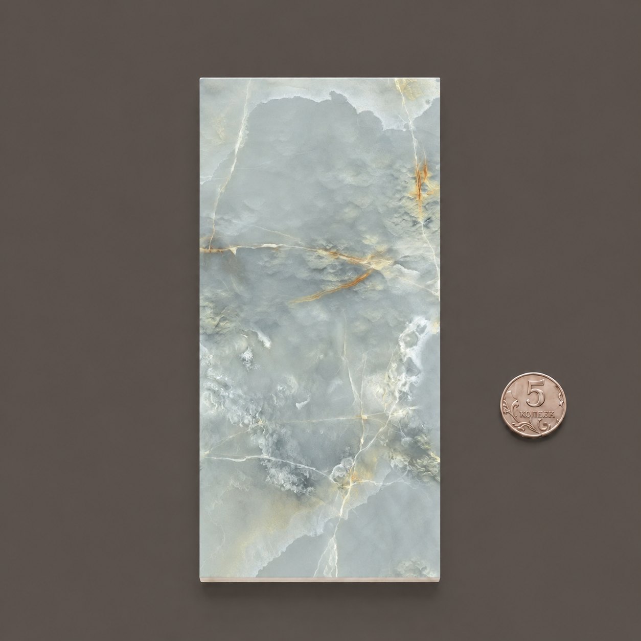 Фирузи Керамогранит голубой 60x120 полированный