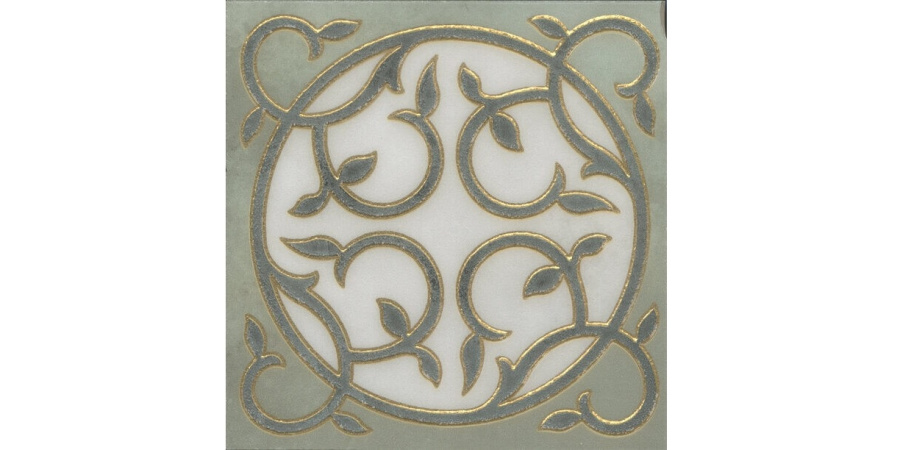 Вставка Джардини 4 лаппатированный обрезной 15х15 