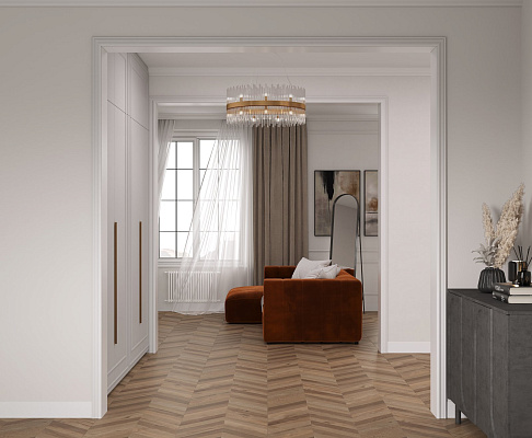 Керамогранит Вуд Люкс Уолнат Шеврон М 60x120 LAPARET