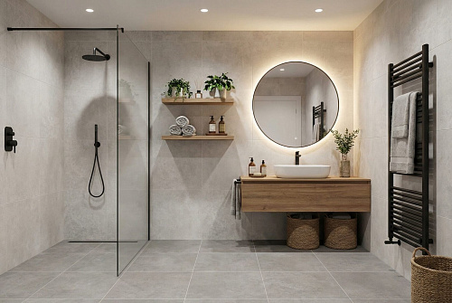 Керамогранит Цемент 60x120 / 60x60 VIZAVI