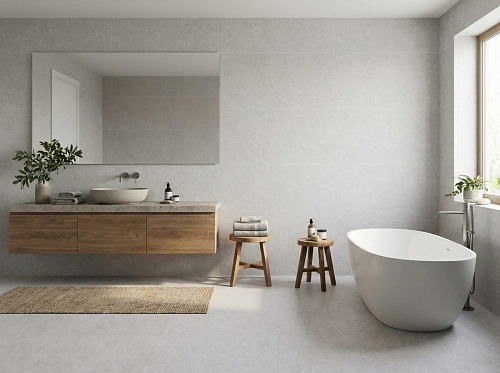 Керамогранит Пепел 60x120 / 60x60 VIZAVI