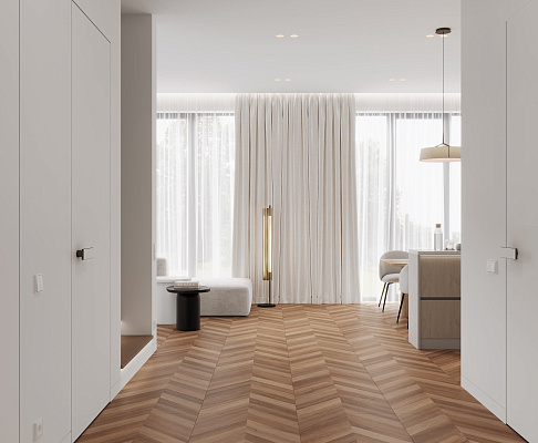 Керамогранит Вуд Канариум Шеврон М 60x120 LAPARET